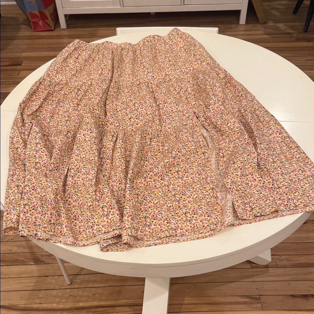 NWT Lane Bryant Multicolor Floral Maxi Skirt